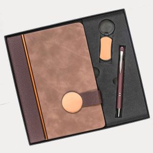 Notebook, Keychain & Pen Gift Set – Model RV1024
