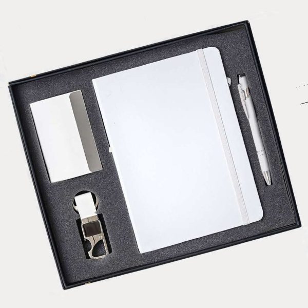 Executive Notebook Gift Set – Model RV1307 (White)