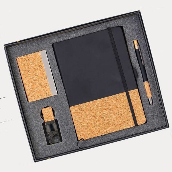 Eco-Friendly Gift Combo – Model RV1406 (Black Cork)