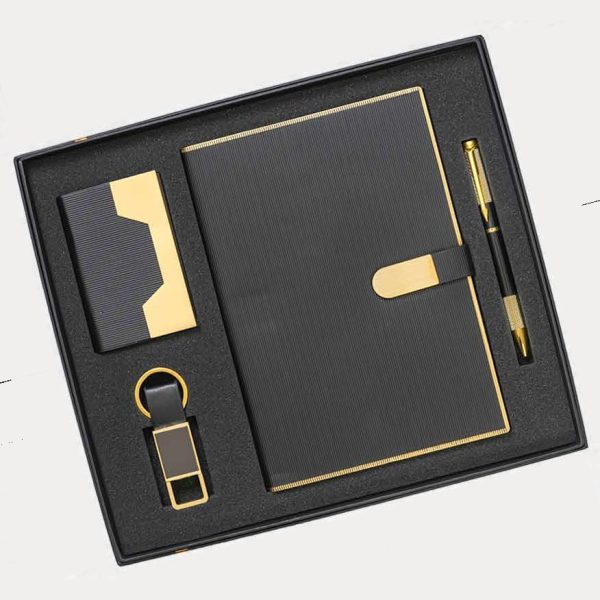 Executive Notebook Gift Set – Model RV1408 (Black)