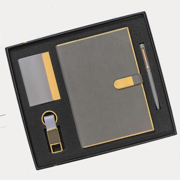 Executive Notebook Gift Set – Model RV1409 (Grey)