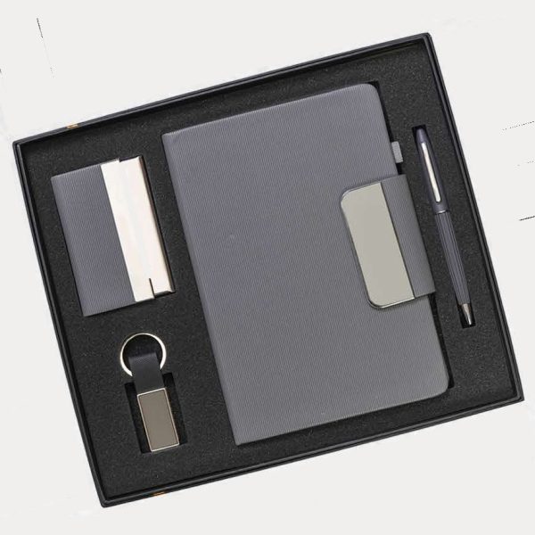 Executive Notebook Gift Set – Model RV1422 (Grey)