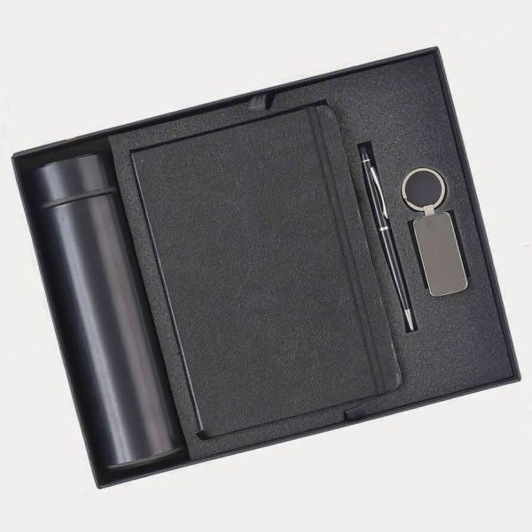 Notebook & Bottle Gift Combo – Model RV1507 (Black)