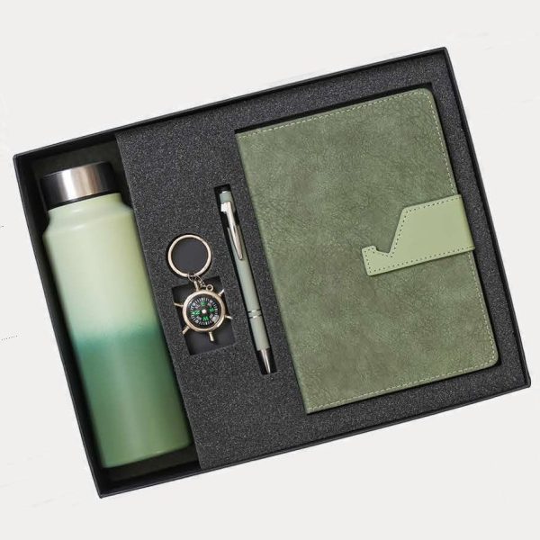 Notebook & Bottle Gift Combo – Model RV1512 (Green)