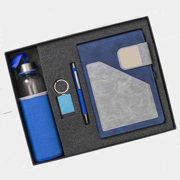 Notebook & Bottle Gift Combo – Model RV1518 (Blue)