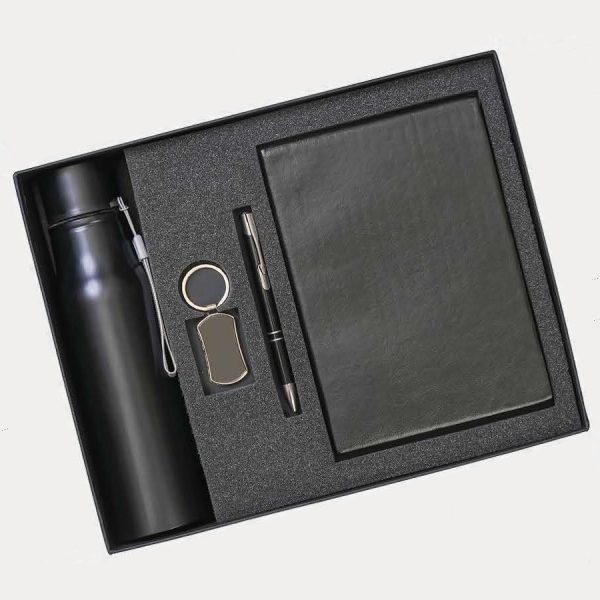 Notebook & Bottle Gift Combo – Model RV1520 (Black)