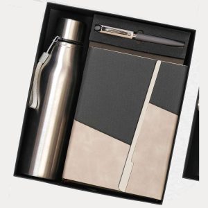 Bottle, Notebook & Pen Gift Set – Model RV1619