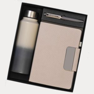 Bottle, Notebook & Pen Gift Set – Model RV1622