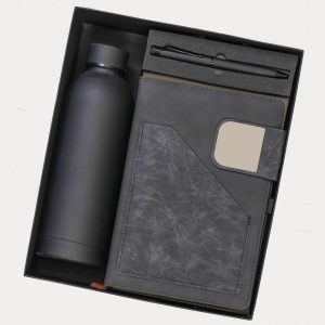 Bottle, Notebook & Pen Gift Set – Model RV1623