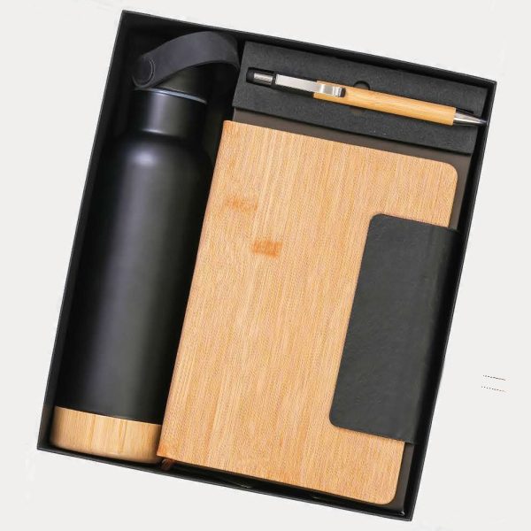 Bottle, Notebook & Pen Gift Set – Model RV1625 (Eco-friendly)