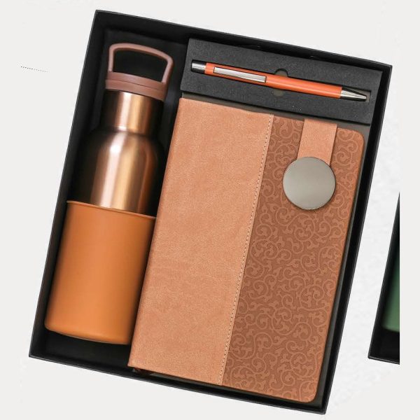 Bottle, Notebook & Pen Gift Set – Model RV1626