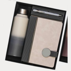 Bottle, Notebook & Pen Gift Set – Model RV1629