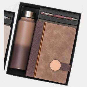 Bottle, Notebook & Pen Gift Set – Model RV1630