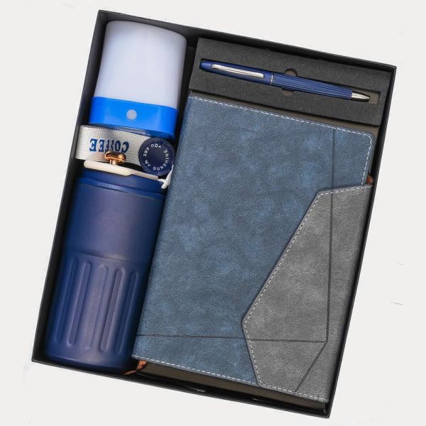 Notebook & Bottle Gift Combo – Model RV1631 (Blue)