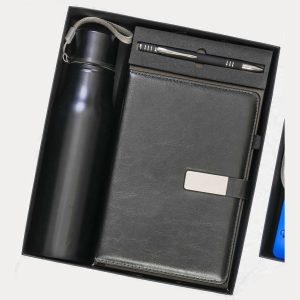 Bottle, Notebook & Pen Gift Set – Model RV1634