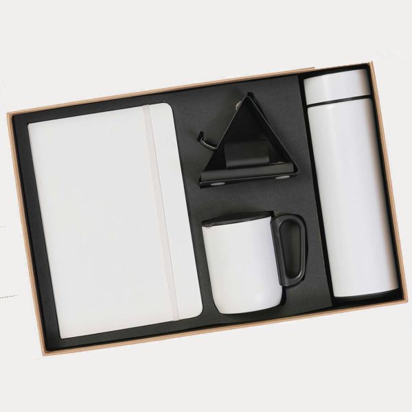 Notebook & Bottle Gift Combo – Model RV1946 (White)