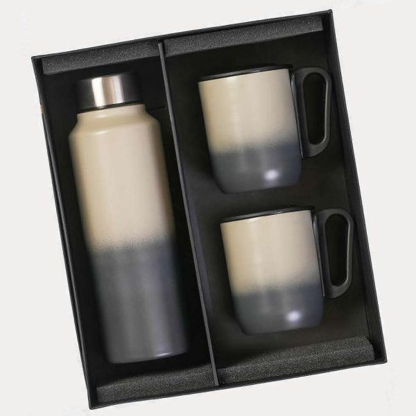 Bottle, Mug & Mug Gift Set – Model RV2007 (Two Tone)