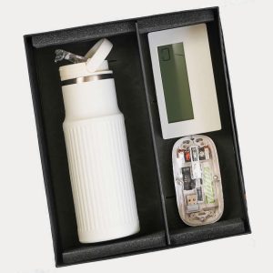 Bottle, Digital Clock & Wireless Mouse Gift Set – Model RV2013