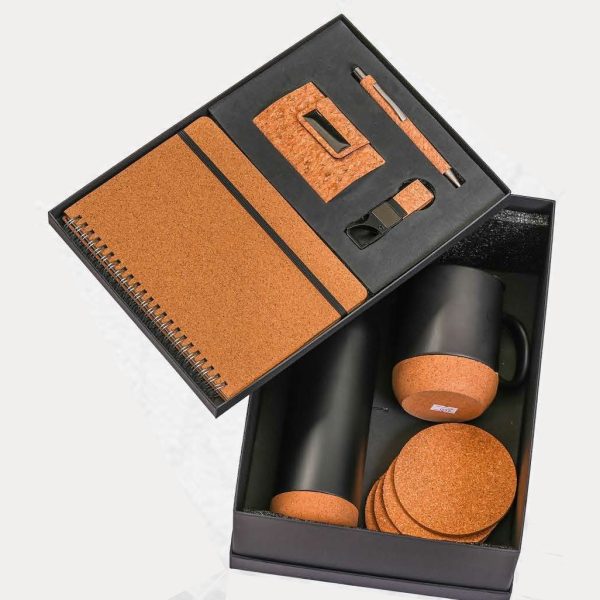 Eco-Friendly Gift Combo – Model RV2124 (Black, Cork)
