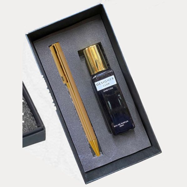 Pen & Perfume Gift Set – Model RV769 (Gold)