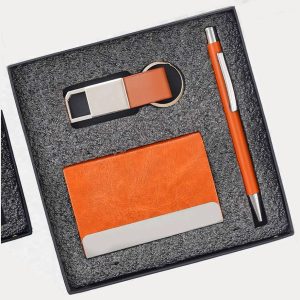 Pen, Card Holder & Keychain Gift Set – Model RV803
