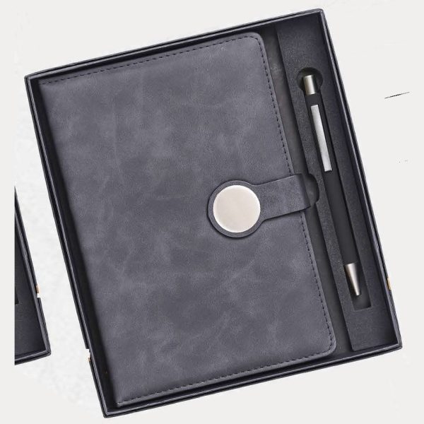 Notebook & Pen Gift Set – Model RV926 (Black)
