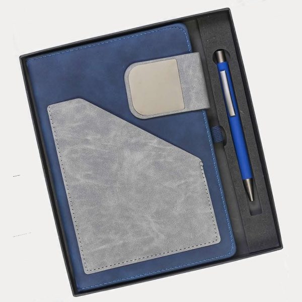 Notebook & Pen Gift Set – Model RV936 (Blue)