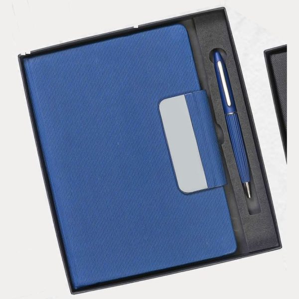 Notebook & Pen Gift Set – Model RV937 (Blue)