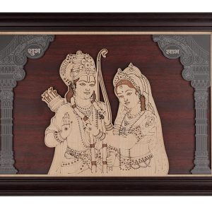 Sita Ram 2-Layer 3D Wooden Wall Frame – Model RV09